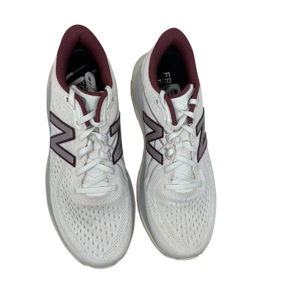 NEW BALANCE FRESH FOAM X 860V13 SEA SALT/WASHED BURGUNDY RUNNING SHOE W860S13 - Picture 5 of 9